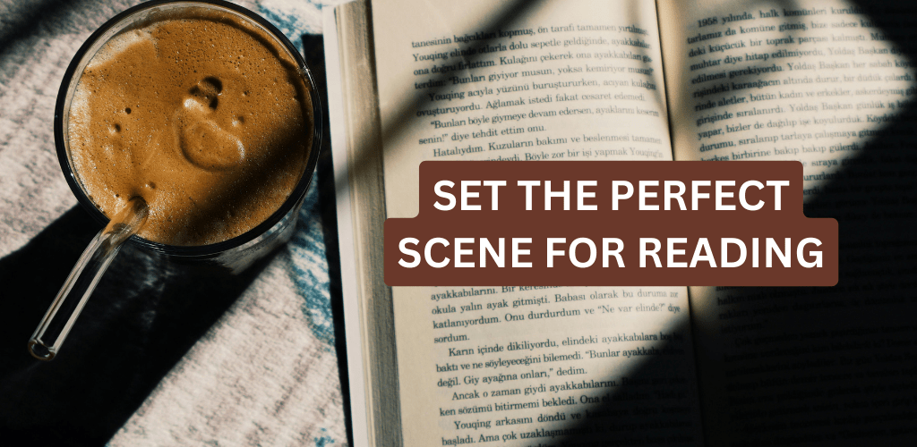 A cozy space makes building a reading habit easier