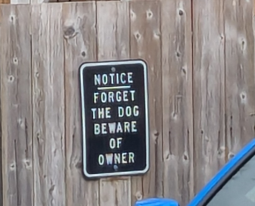 Funny sign
