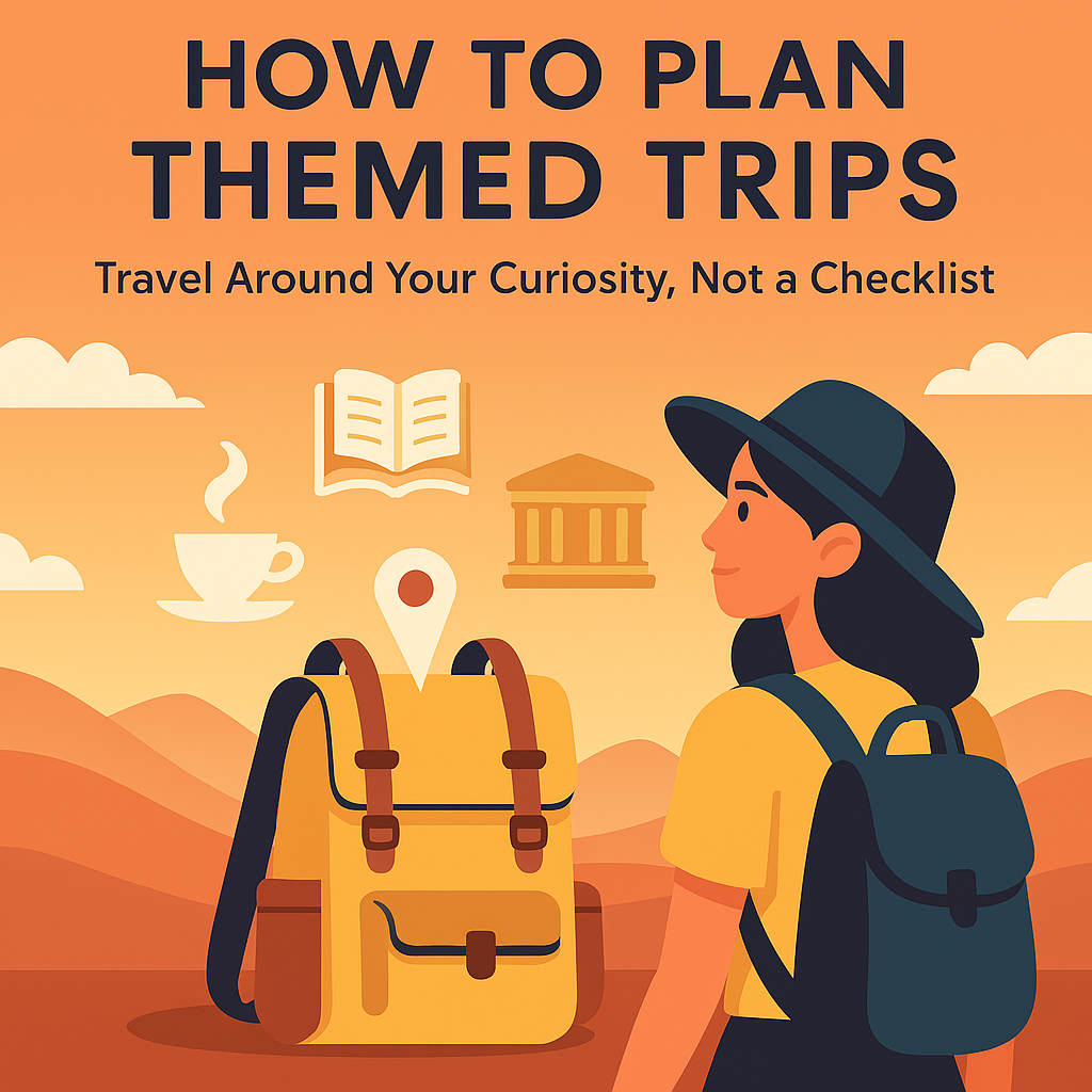 How to Plan Themed Trips: Travel Around Your Curiosity, Not a&nbsp;Checklist