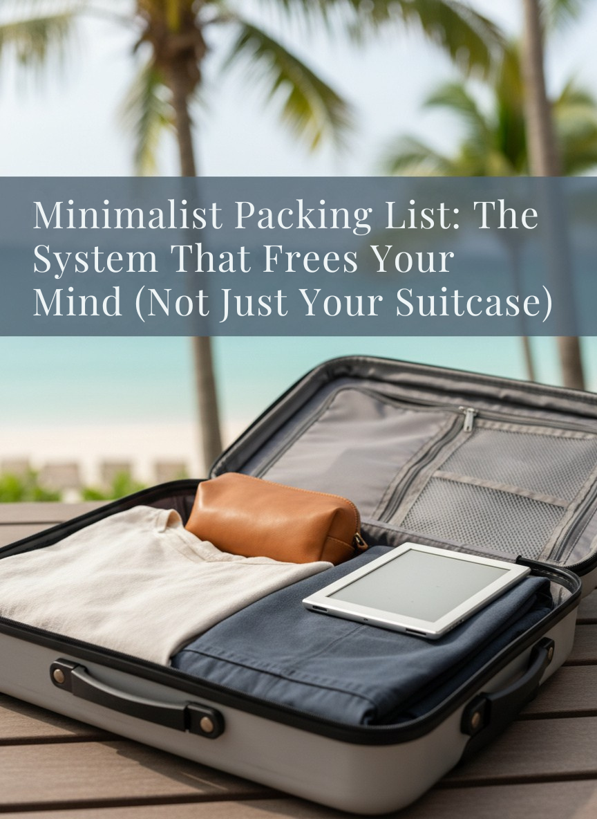 Minimalist packing list: The system that frees your mind (not just your&nbsp;suitcase)