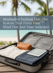Minimalist packing list: The system that frees your mind (not just your&nbsp;suitcase)