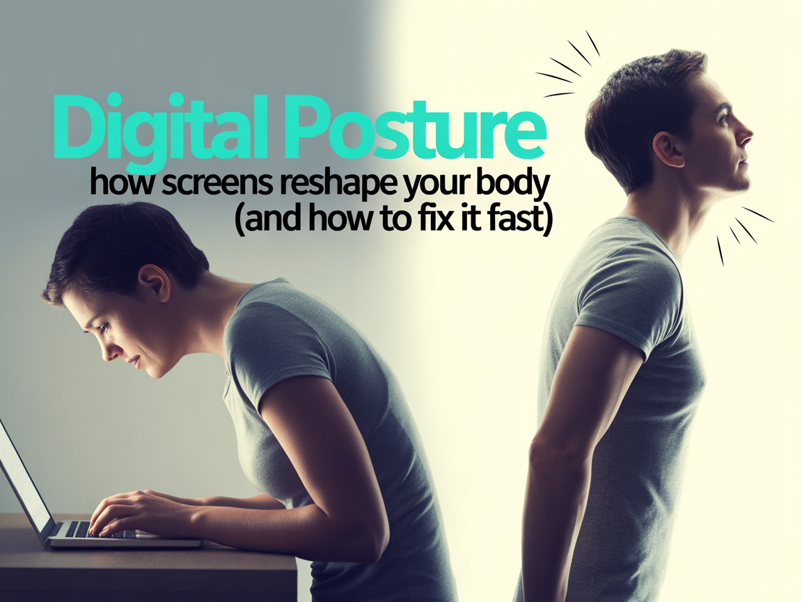 Digital Posture: How Screens Reshape Your Body (and How to Fix It Fast ...
