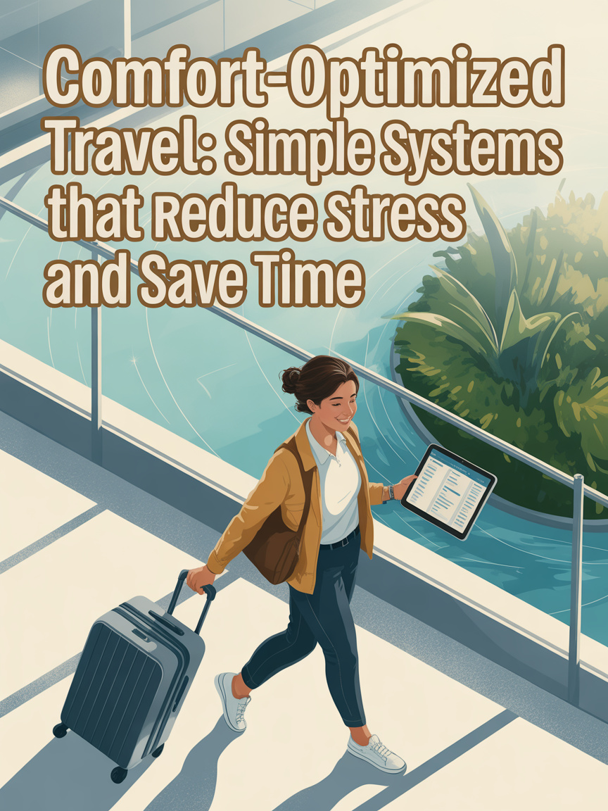 Comfort-Optimized Travel: Simple Systems That Reduce Stress and Save&nbsp;Time
