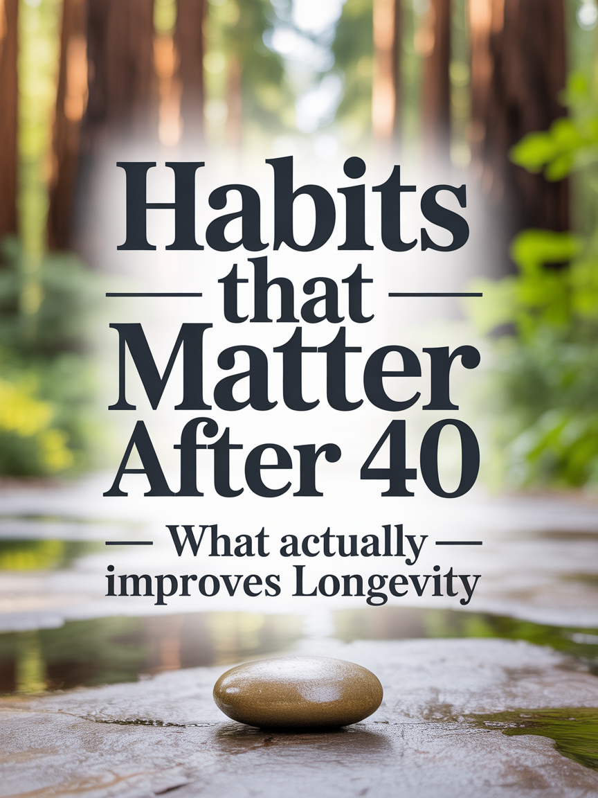 Habits That Matter After 40: What Actually Improves&nbsp;Longevity