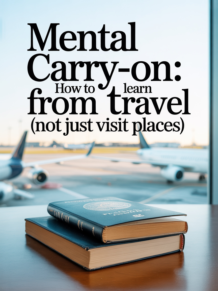 Mental Carry-On: How to Learn From Travel (Not Just Visit&nbsp;Places)