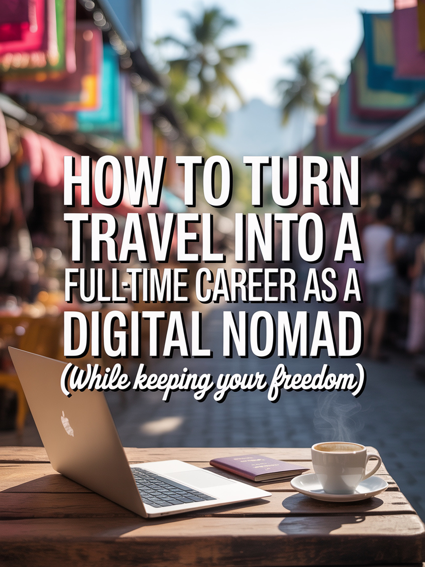 How to Turn Travel Into a Full-Time Career as a Digital Nomad (While Keeping Your&nbsp;Freedom)