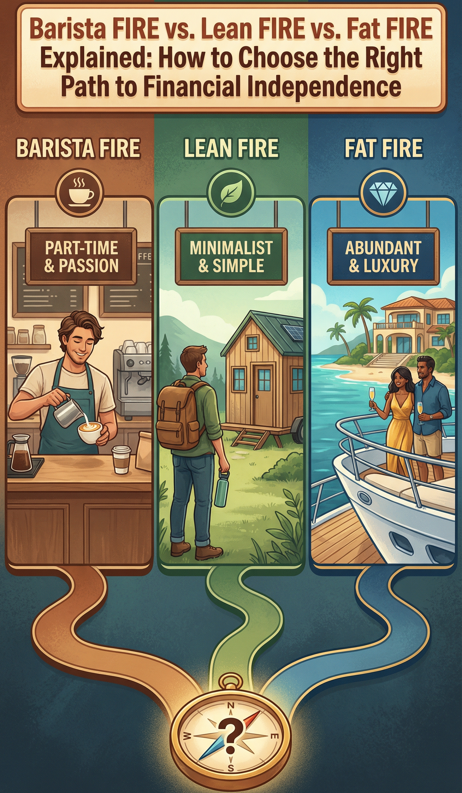 Barista FIRE vs. Lean FIRE vs. Fat FIRE Explained: How to Choose the Right Path to Financial&nbsp;Independence