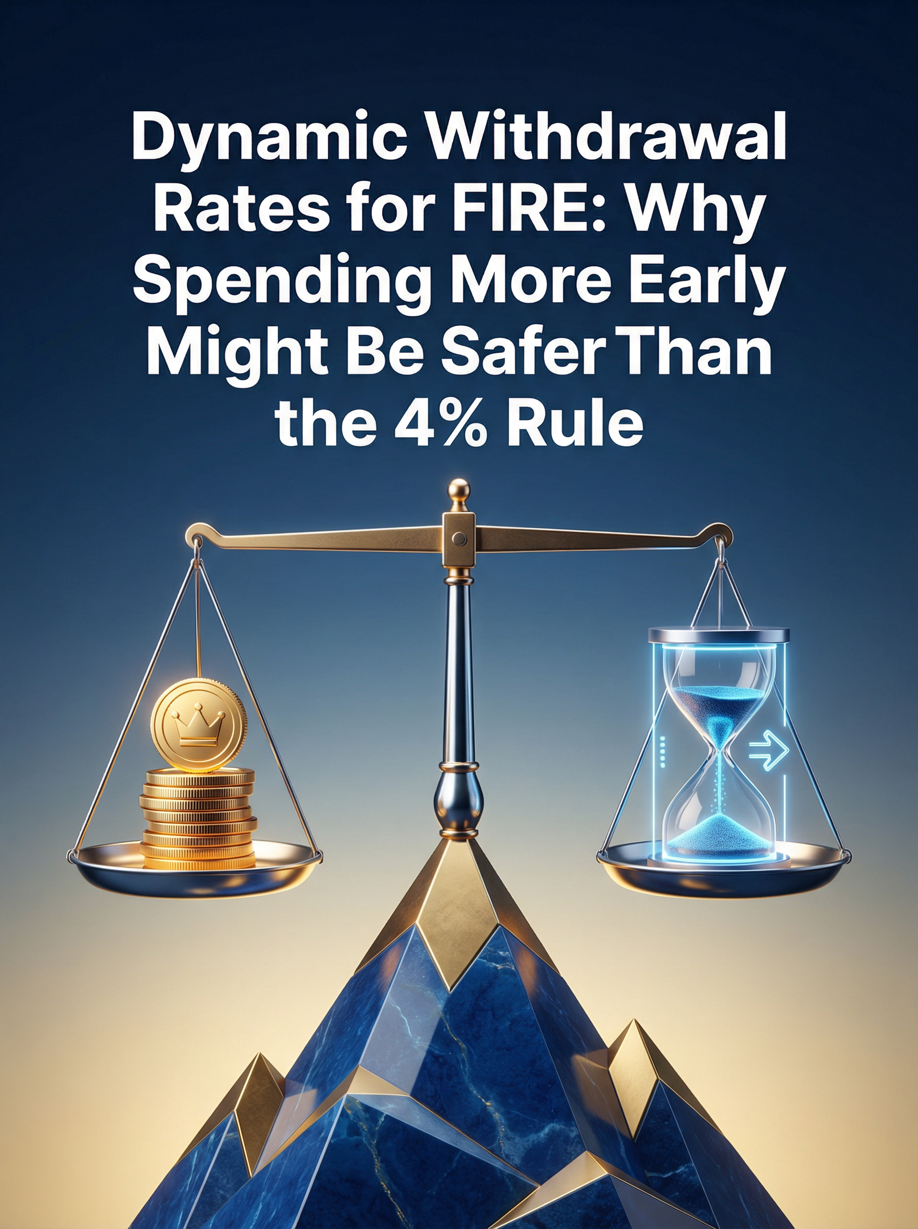 Dynamic Withdrawal Rates for FIRE: Why Spending More Early Might Be Safer Than the 4%&nbsp;Rule