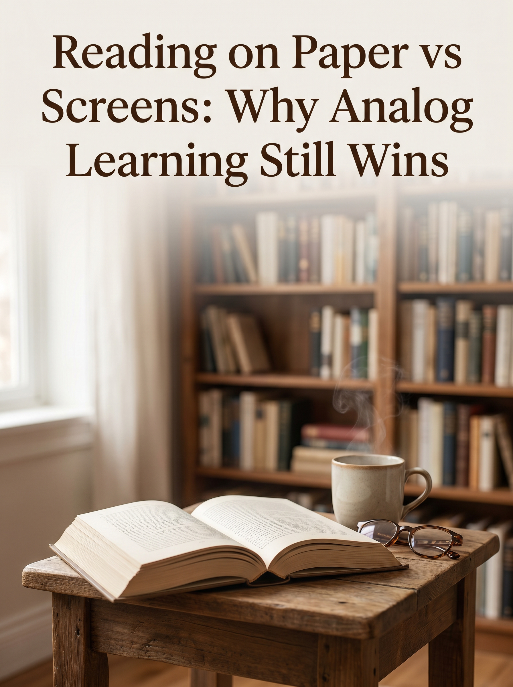 Reading on Paper vs Screens: Why Analog Learning Still&nbsp;Wins