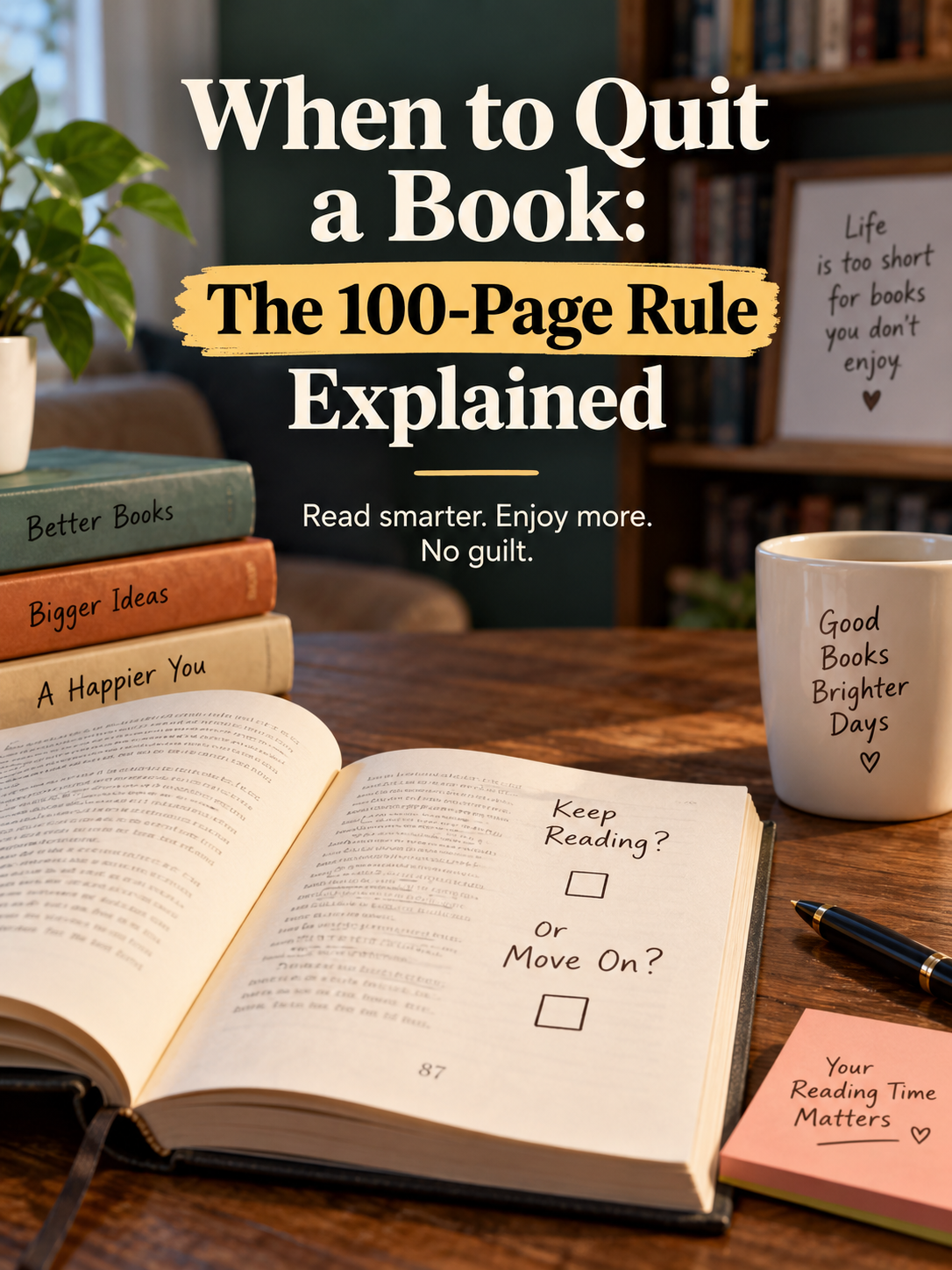 When to Quit a Book: The 100-Page Rule&nbsp;Explained