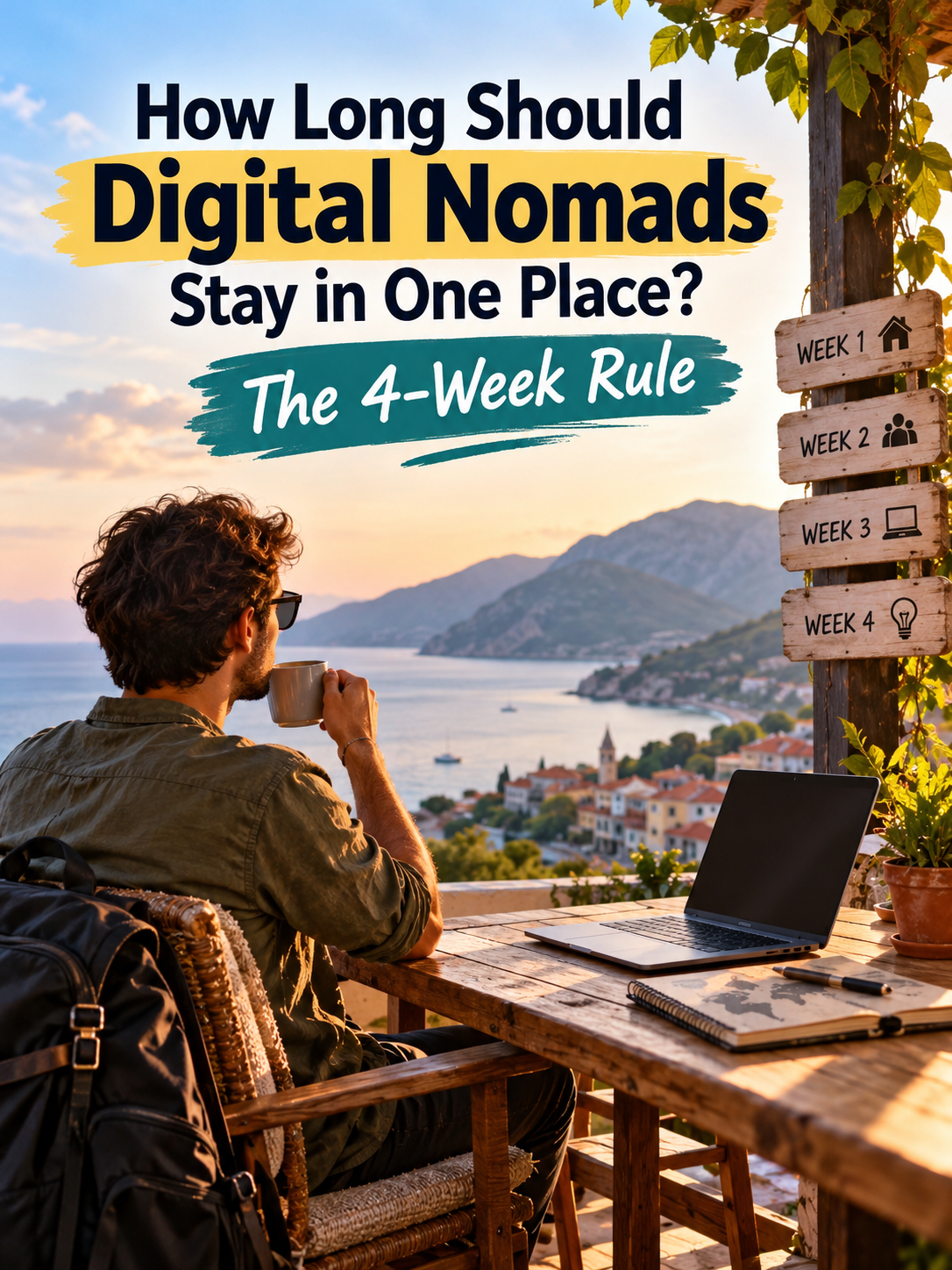 How Long Should Digital Nomads Stay in One Place? The 4-Week&nbsp;Rule