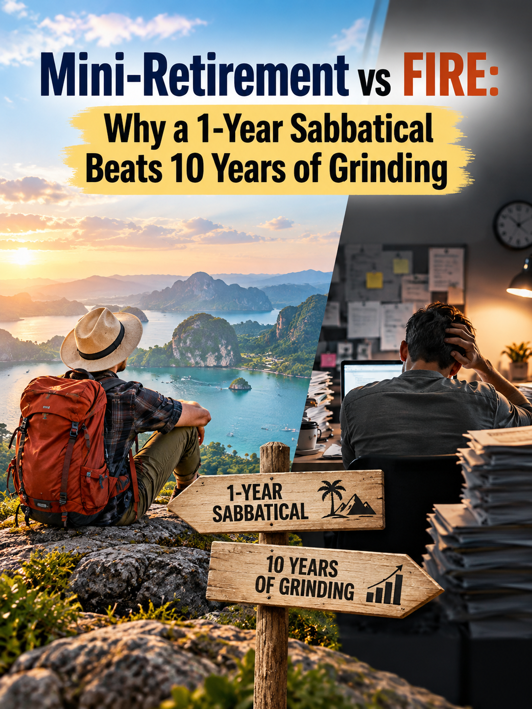 Mini-Retirement vs FIRE: Why a 1-Year Sabbatical Beats 10 Years of&nbsp;Grinding